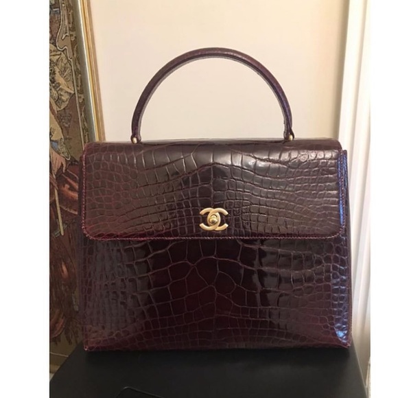 chanel crocodile bag
